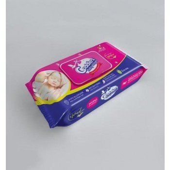 Cuddlers Baby Wipes with Cap, 90s